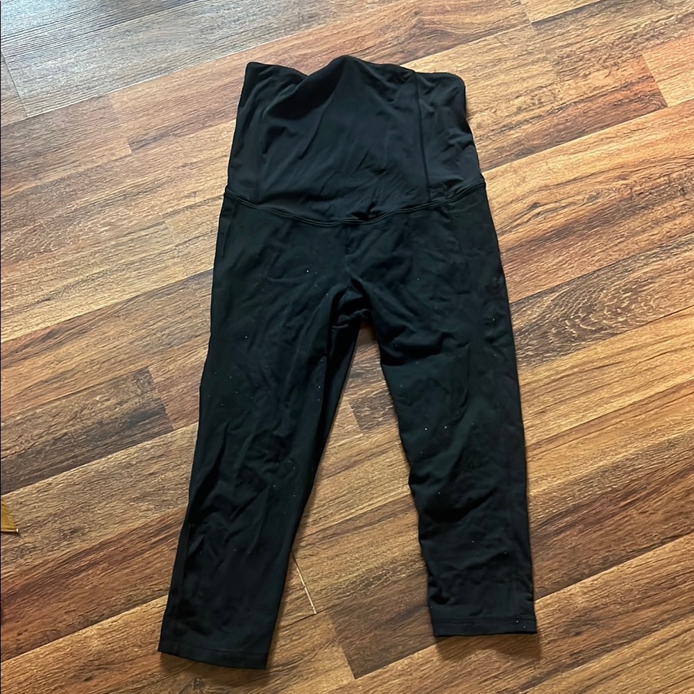 High-Waisted Black Leggings